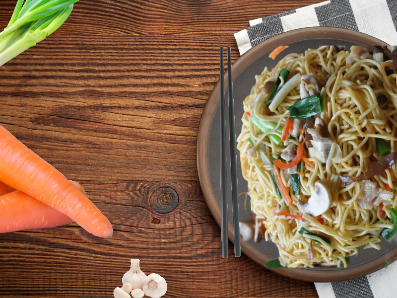 爆香什錦炒麵
